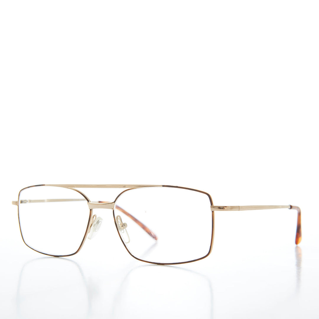 Rectangle Aviator Reading Glasses - Henry