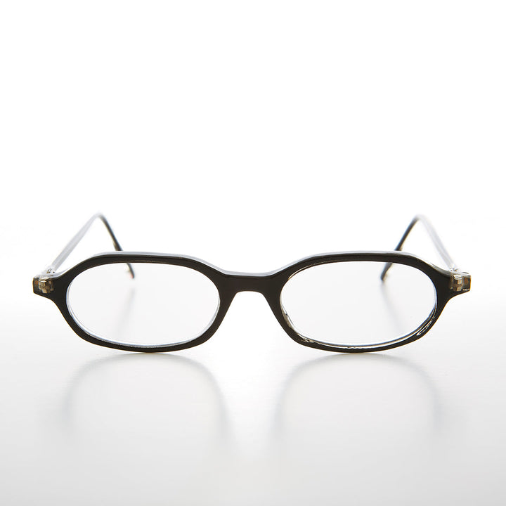 Small Oval Half Frame Reading Glasses - Holly