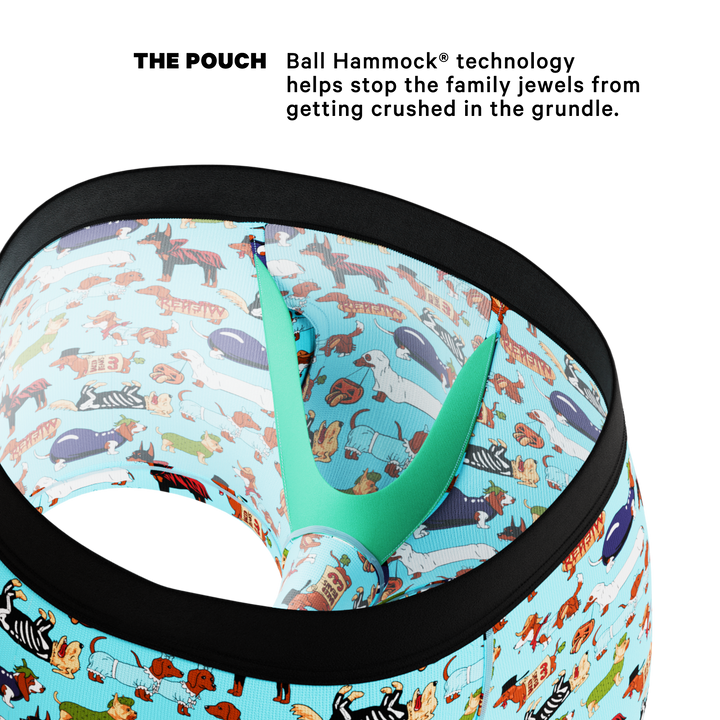 The Halloweenies | Halloween Dogs Ball Hammock® Pouch Trunks Underwear