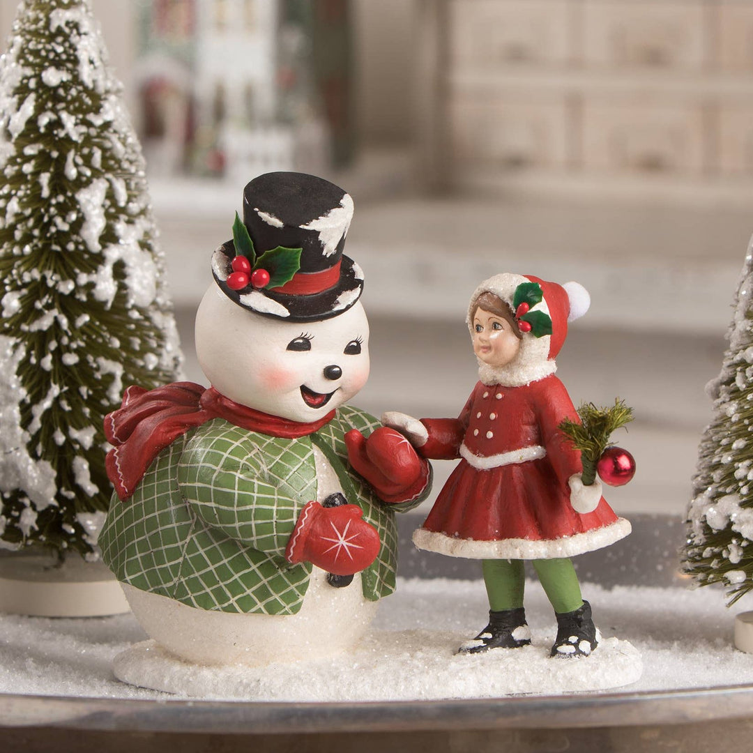 Hello Old friend snowman figurine bethany lowe