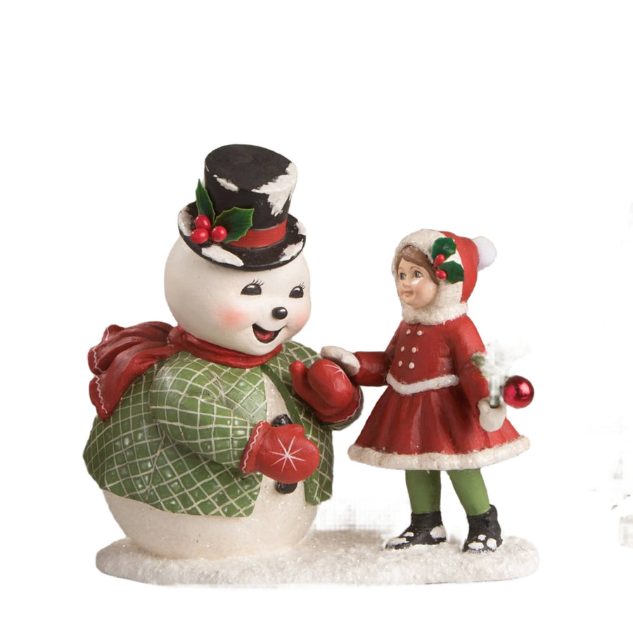 Hello Old friend snowman figurine bethany lowe