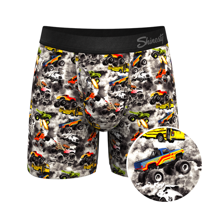 The Here Be Monsters | Monster Truck Ball Hammock® Pouch Underwear With Fly