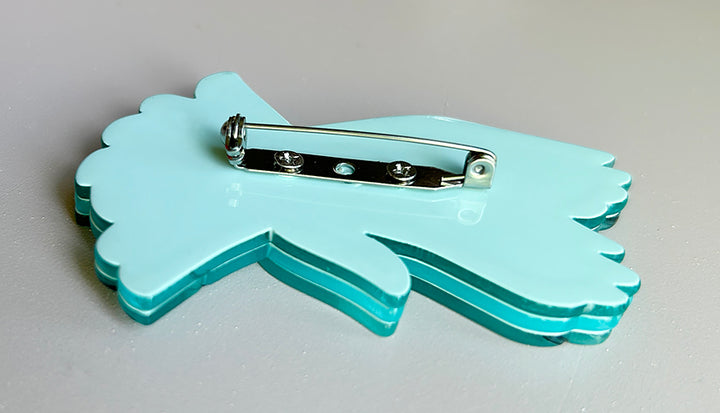 High Society Hands Mini Brooch by Asia Ellington x Lipstick & Chrome
