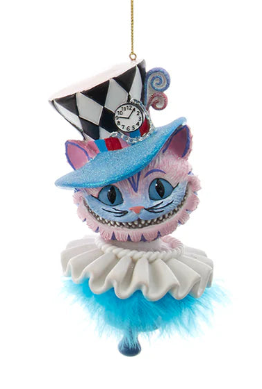 Set of decorative ornaments inspired by characters from a fantasy or fairy tale, featuring colorful outfits and accessories.