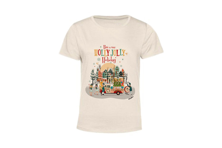 Holly Jolly Holiday T-Shirt by Laliblue