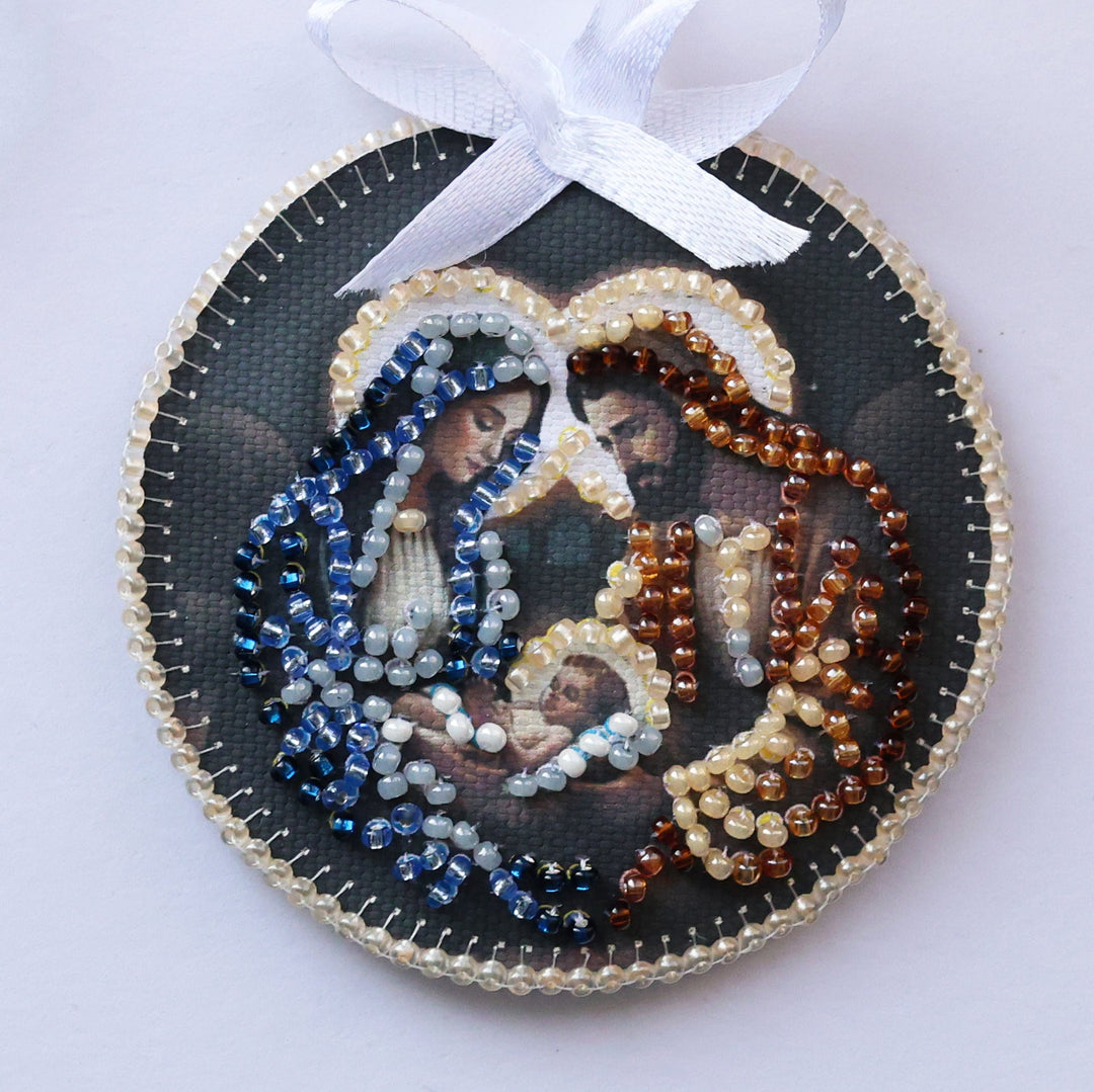 Holy Night Bead Embroidery Decoration Kit by Abris Art ABT-066