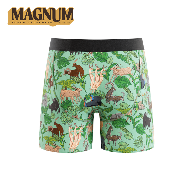 The Hornography | Tropical Animals Ball Hammock® Magnum Big Pouch Underwear