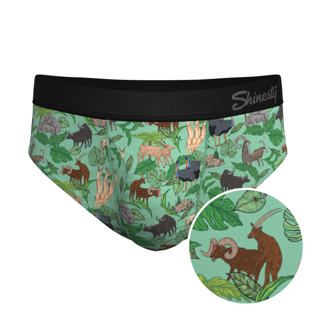 The Hornography | Tropical Animals Ball Hammock® Pouch Underwear Briefs