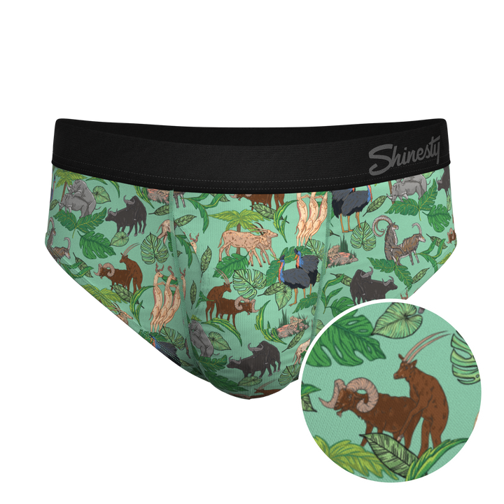 The Hornography | Tropical Animals Ball Hammock® Pouch Underwear Briefs