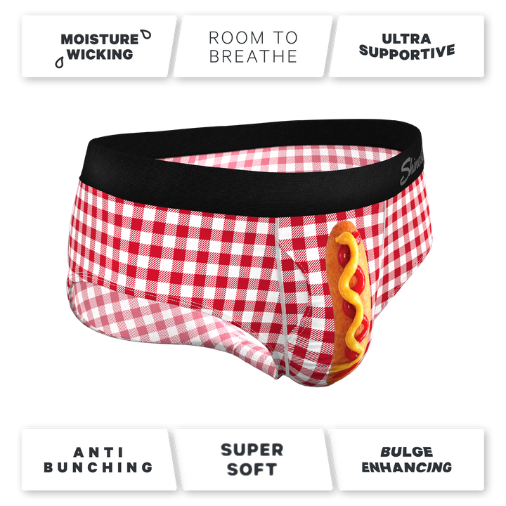 The Hot Diggity | Corn Dog Ball Hammock® Pouch Underwear Briefs