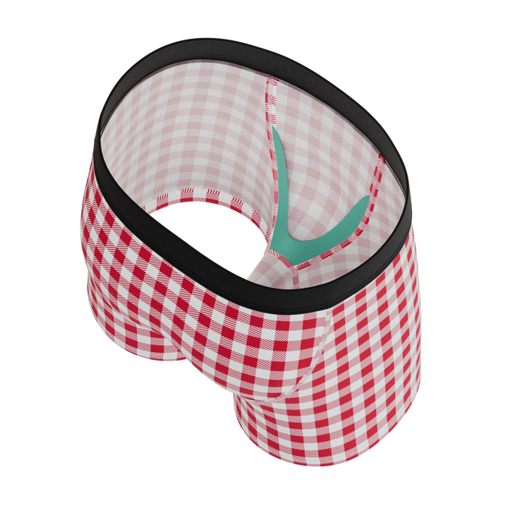 The Hot Diggity | Red Gingham Boy's Boxer Briefs