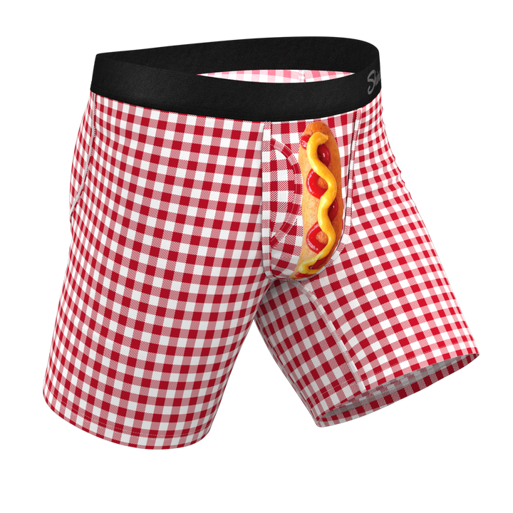 The Hot Diggity | Corn Dog Long Leg Ball Hammock® Pouch Underwear With Fly