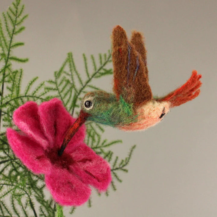 Felting Kit -  Hummingbird Needle Felting Kit