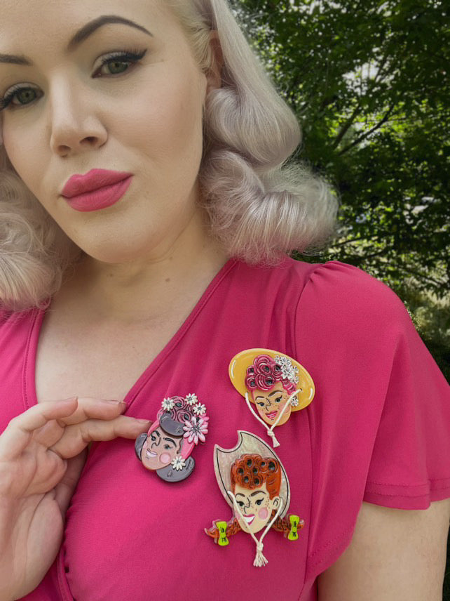 Rosita Brooch by Marla VonDuta x Lipstick & Chrome