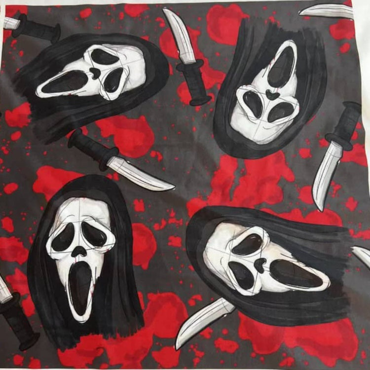 Bloody Ghostface (Semi-Exclusive) - High-quality Handcrafted Vibrant Leggings