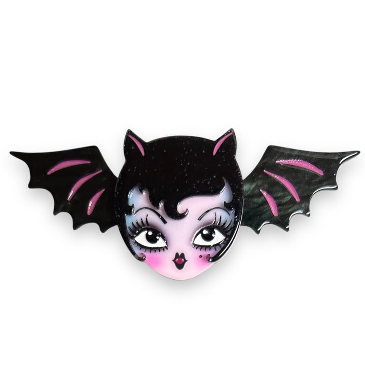 Lily the Vamp Brooch by Miss Fluff x Lipstick & Chrome