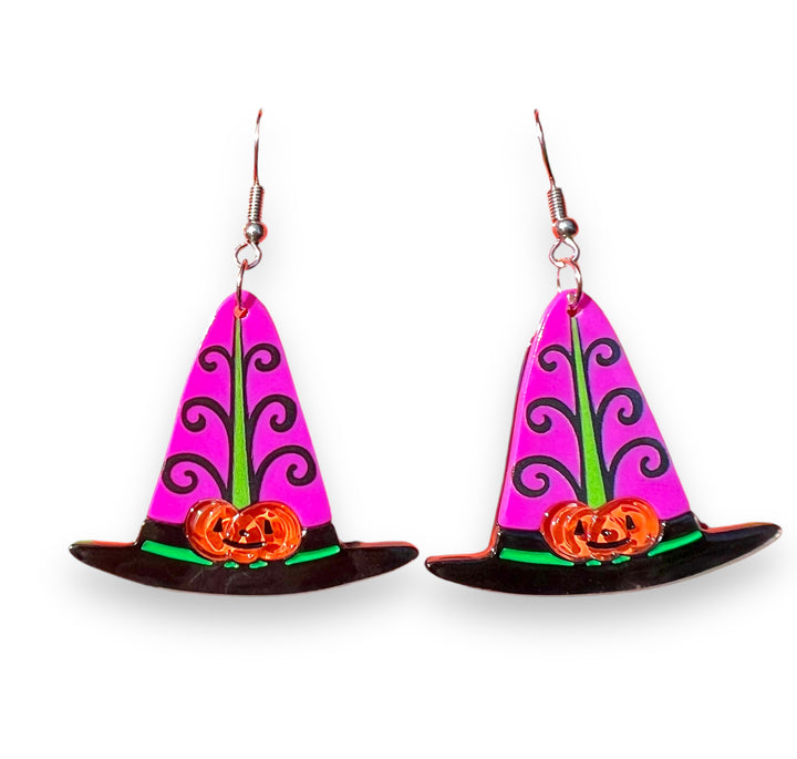 Hagatha's Hat Earrings by Johanna Parker x Lipstick & Chrome