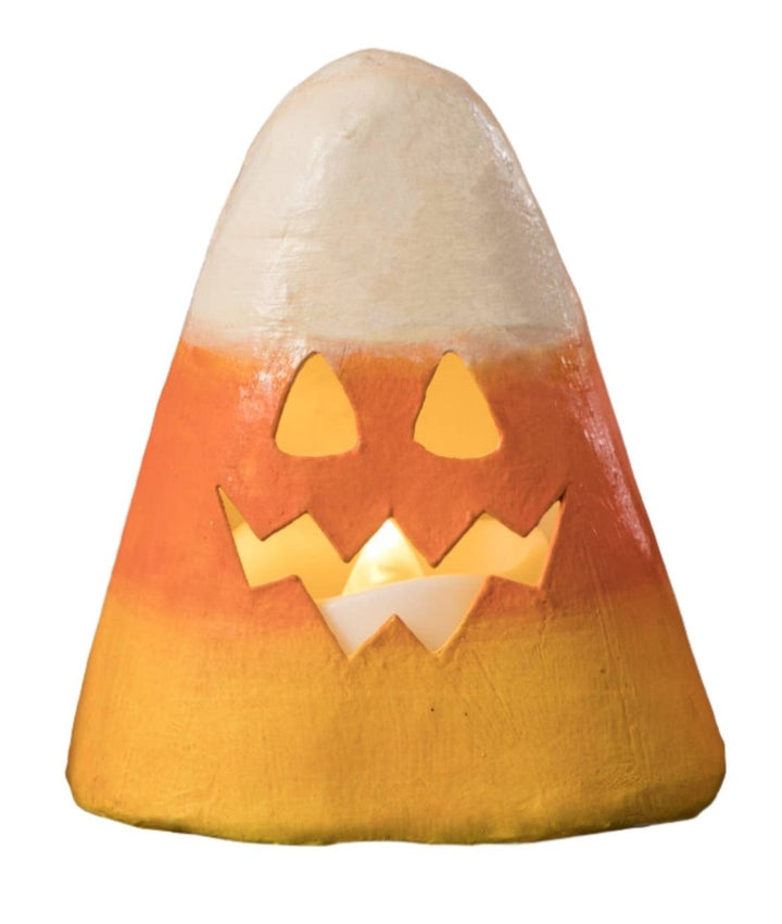 Set of 3 Candy Corn Luminaries by Bethany Lowe Designs