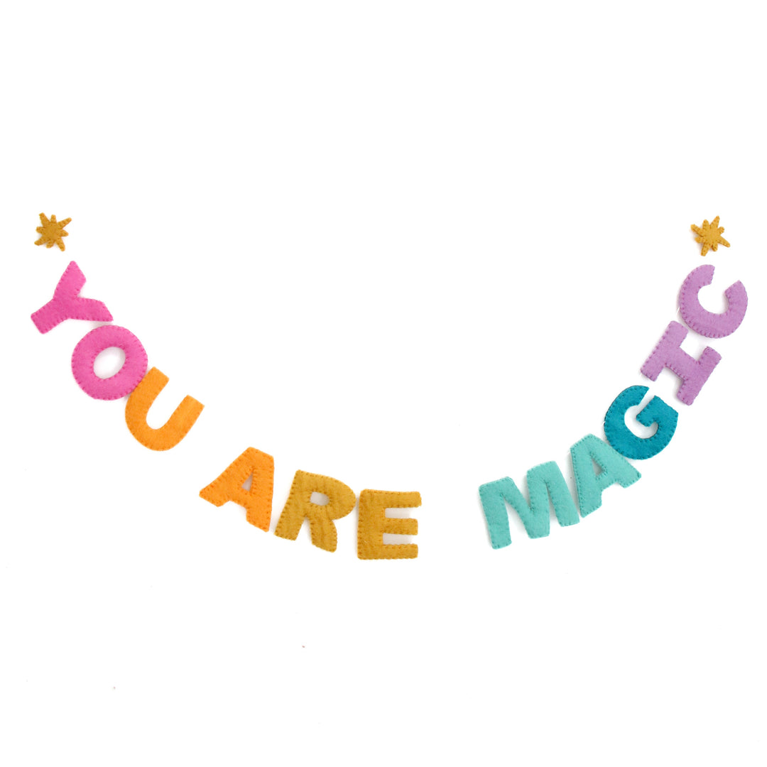 You are magic felt garland