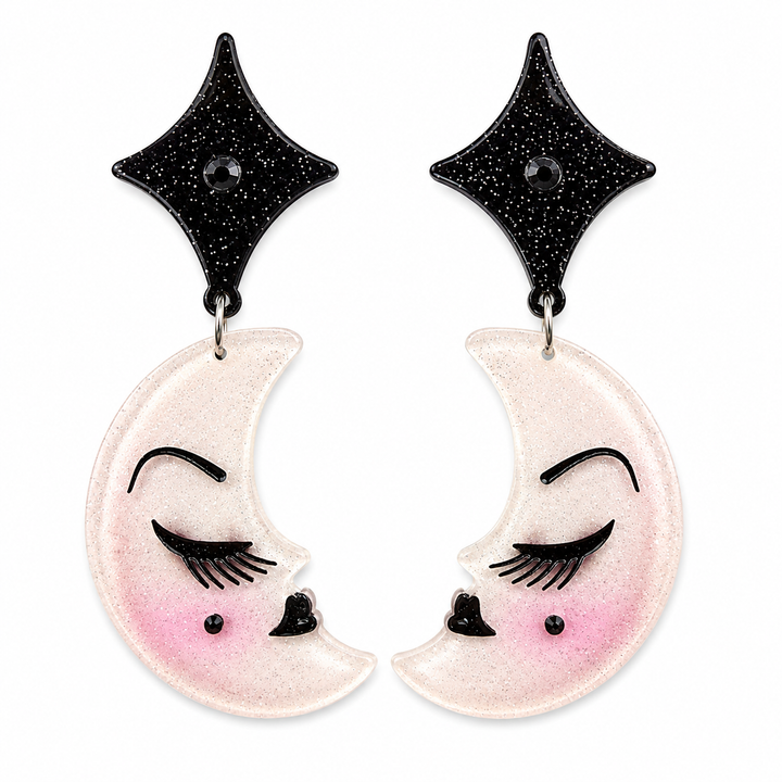 Lil Luna Lullaby Earrings by Miss Fluff x Lipstick & Chrome