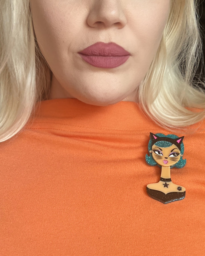 Spooky Doll Squad 5 Piece Brooch Set by Miss Fluff x Lipstick & Chrome