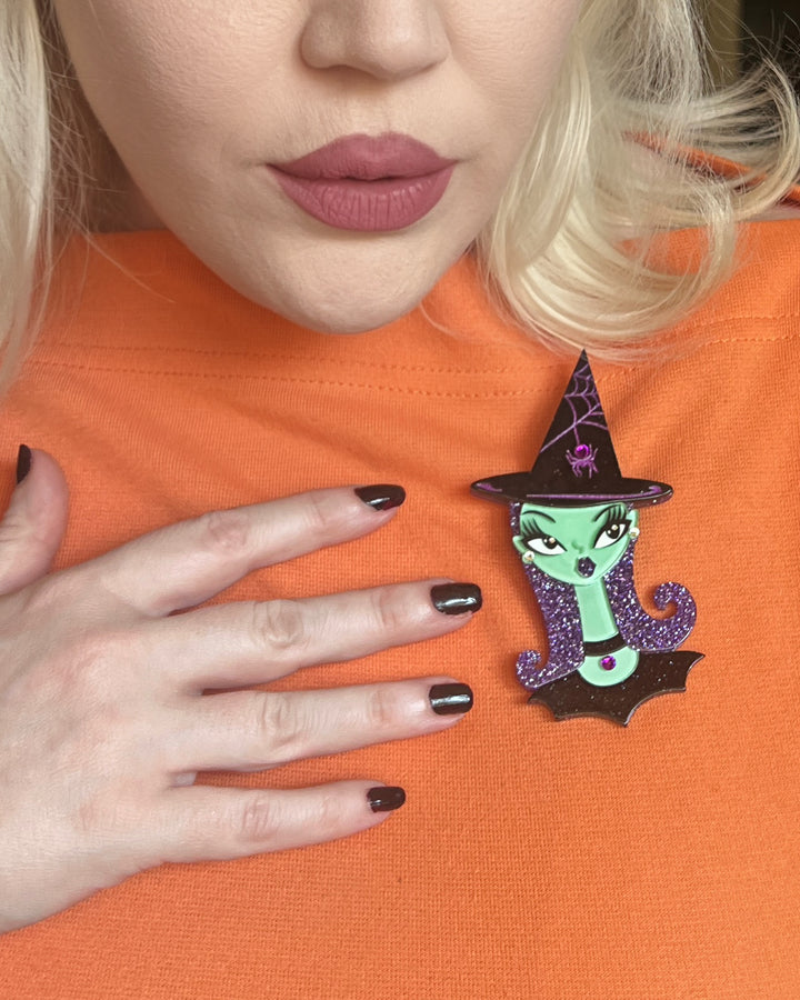 Hex Appeal Spooky Doll Brooch by Miss Fluff x Lipstick & Chrome