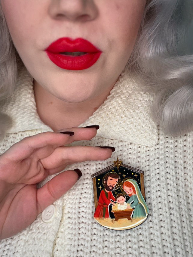 Holy Night Brooch by Laliblue x Lipstick & Chrome