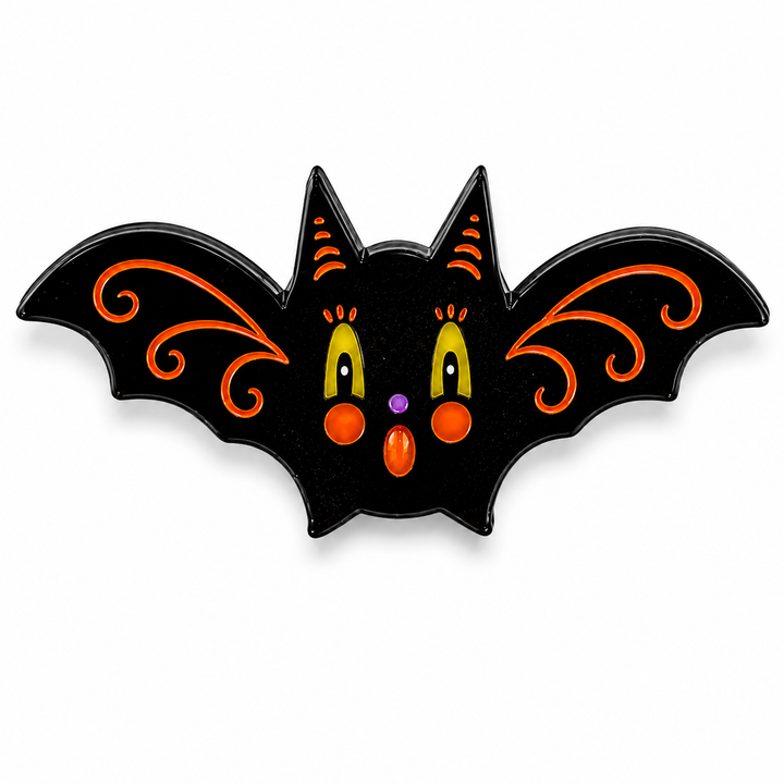 Gothic Glam Bat Brooch by Johanna Parker x Lipstick & Chrome - BLACK