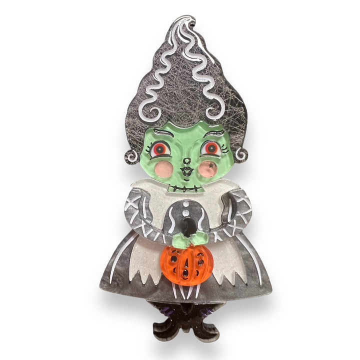 johanna Parker bride of frankenstomp brooch by lipstick and chrome