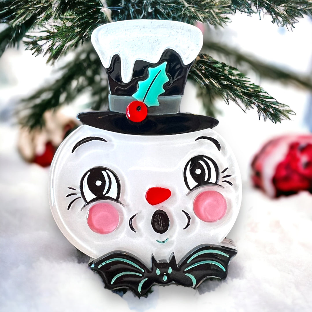 Spooky Frosty Spookmas Mini Brooch by Lipstick & Chrome x Johanna Parker