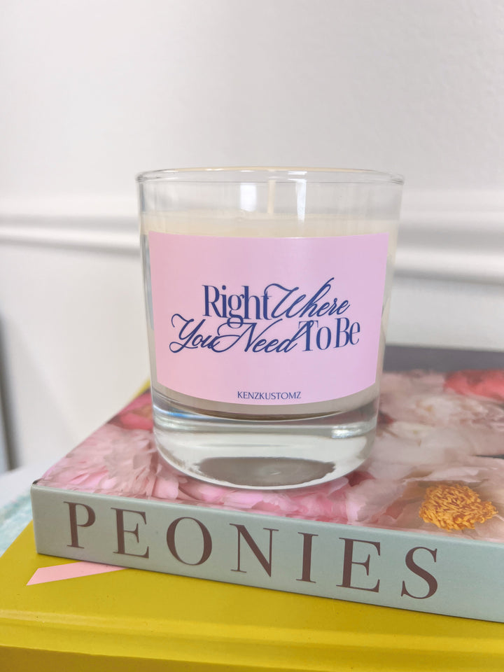 Right Where You Need to Be Candle