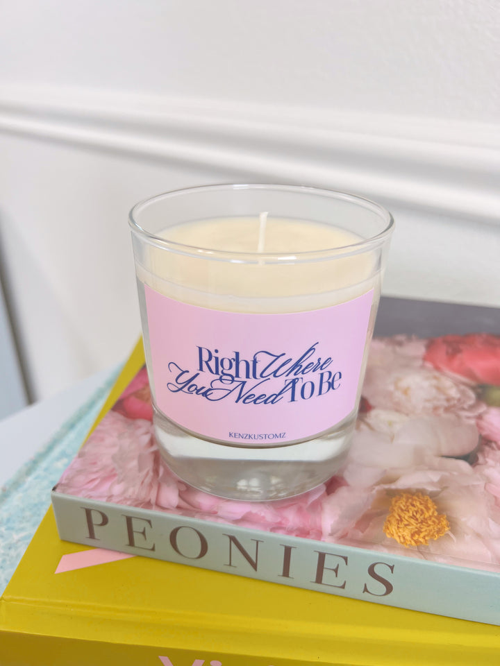 Right Where You Need to Be Candle
