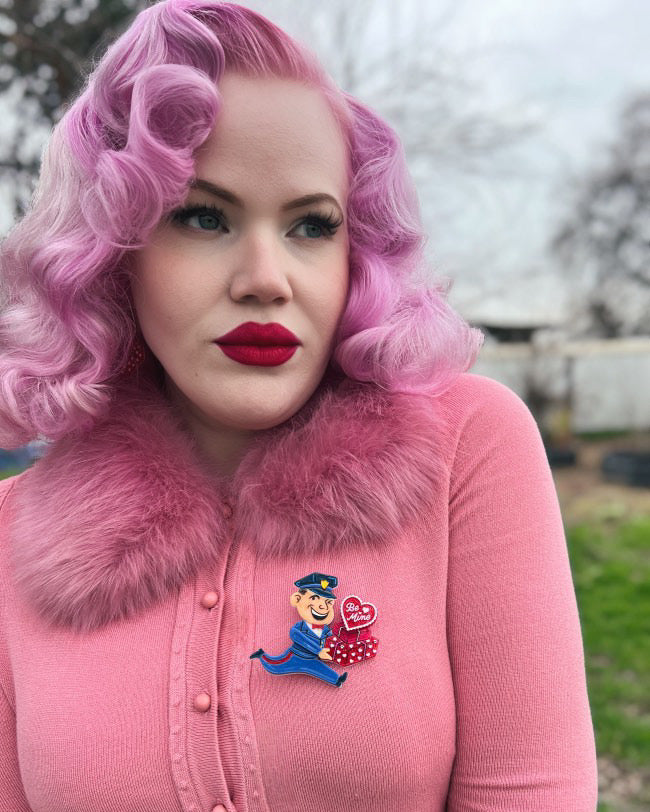 Valentine's Happy Mail Earrings by 50's Vintage Dame x Lipstick & Chrome