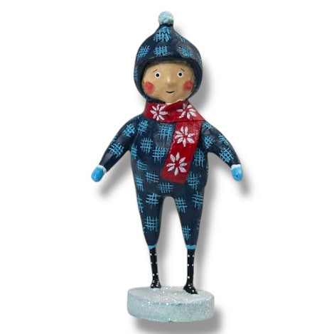 Snow Day Christmas Figurine by Lori Mitchell