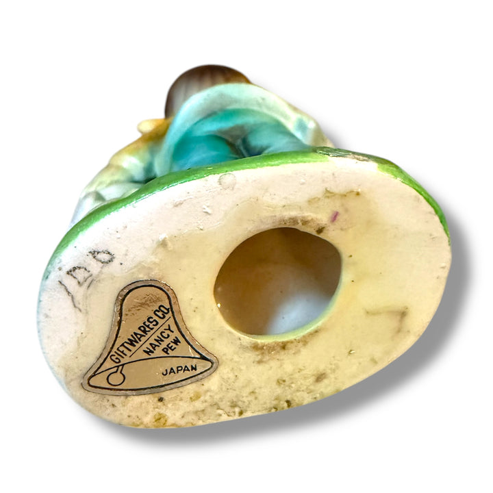 Vintage Mid-Century Ceramic Boy and Girl Figurine Set