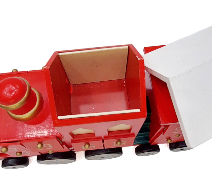 Wizardi Christmas Red Train Advent Calendar F07M14-4-Y01717