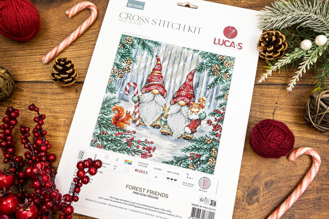 ¬†Forest Friends¬† Counted Cross-Stitch Kit by Luca-S BU5096L