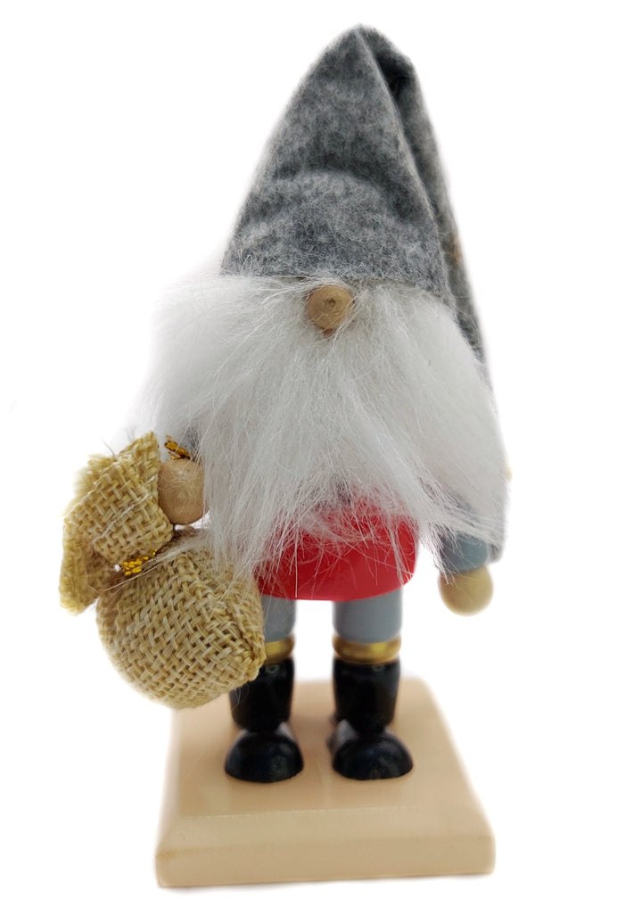 Christmas Gnomes Set. Wizardi Classic Wooden Festive Decoration F07M14-14