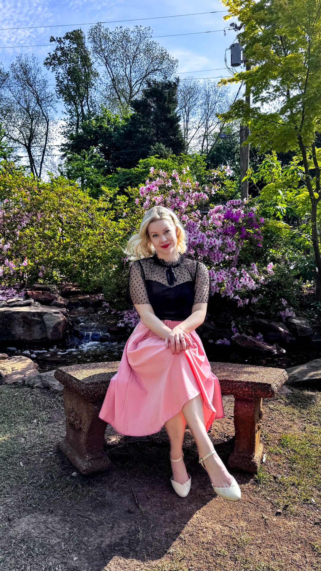 Colette Blouse in Black Velvet