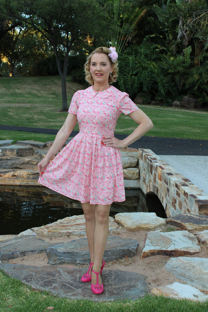 Mid Mod Babydoll Circle Dress