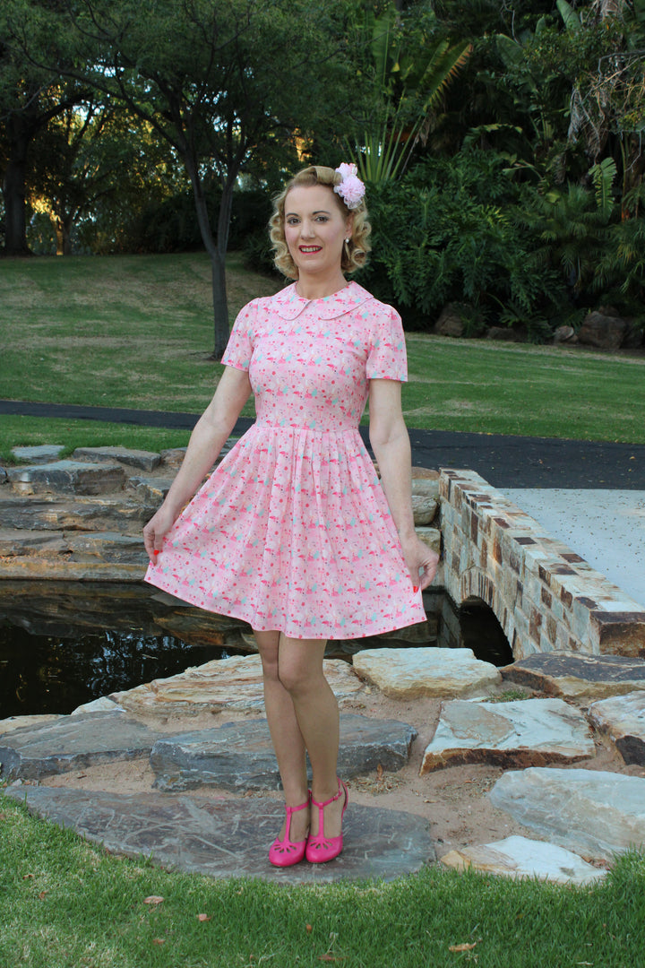 Mid Mod Babydoll Circle Dress