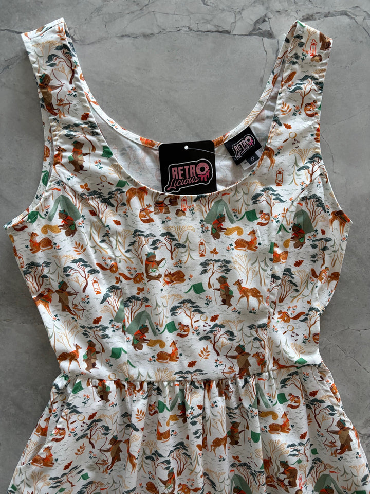 Campsite Fit & Flare Dress