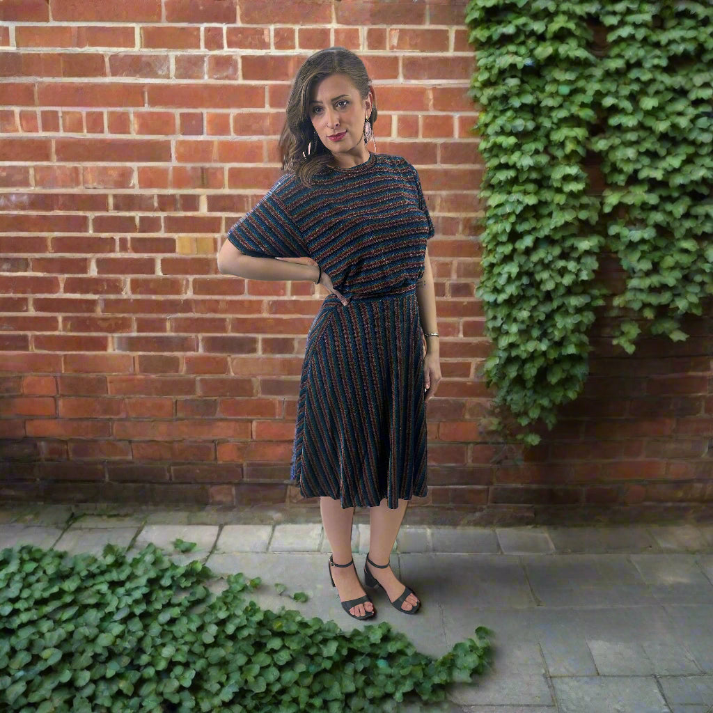 Frankie Skirt in Rainbow Sparkle