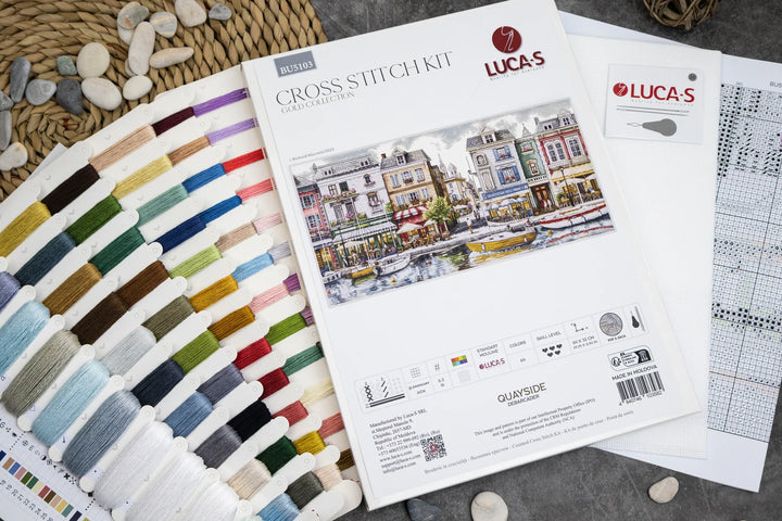 Quayside Counted Cross-Stitch Kit by Luca-S BU5103L