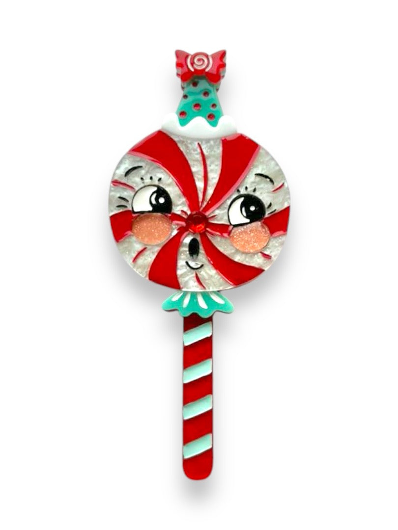 Christmas Singing Sweet Treat Brooch by Johanna Parker x Lipstick & Chrome