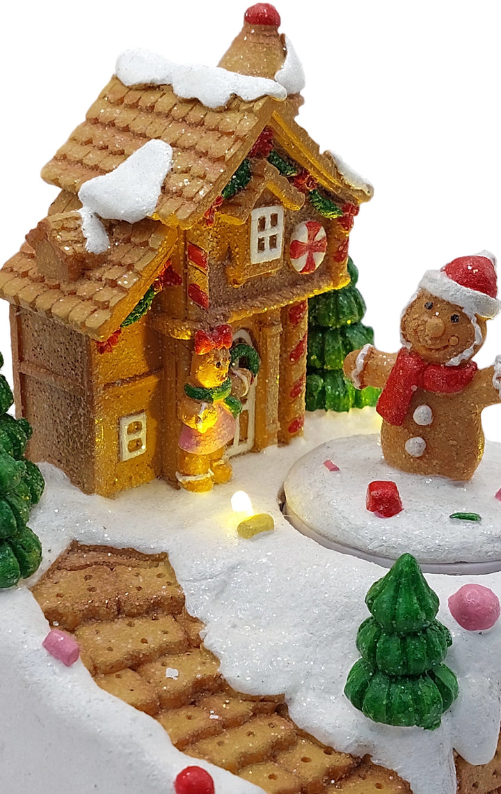 Gingerbread House. Christmas Village Wizardi F07-N1-13-2705A