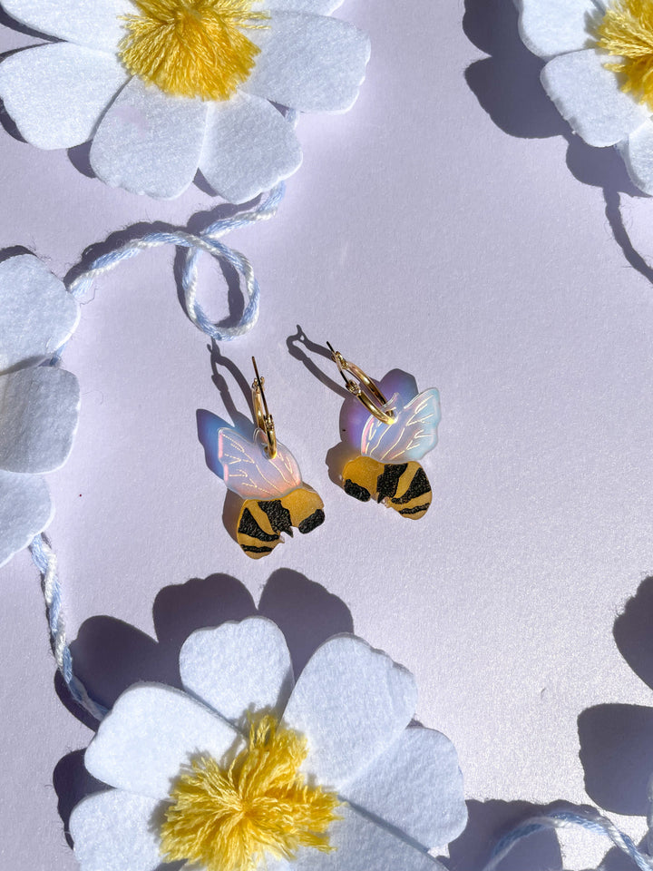 Bumble Bee Hoops
