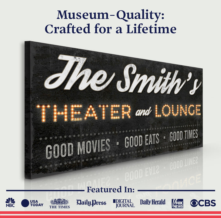 Family Theater and Lounge Sign III