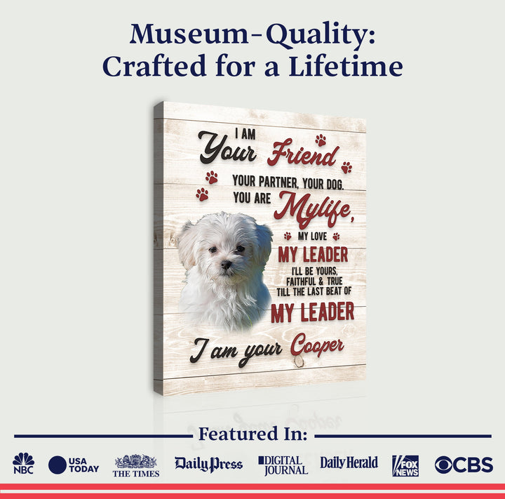 Pet Memorial Sign I Am Your Friend