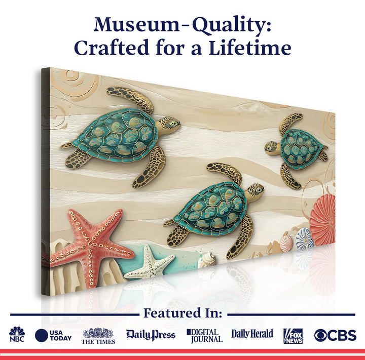 3D Coastal Wall Art VII